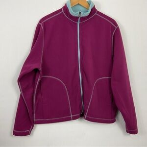 L.L. Bean Reversible Fleece Jacket Size‎ Large